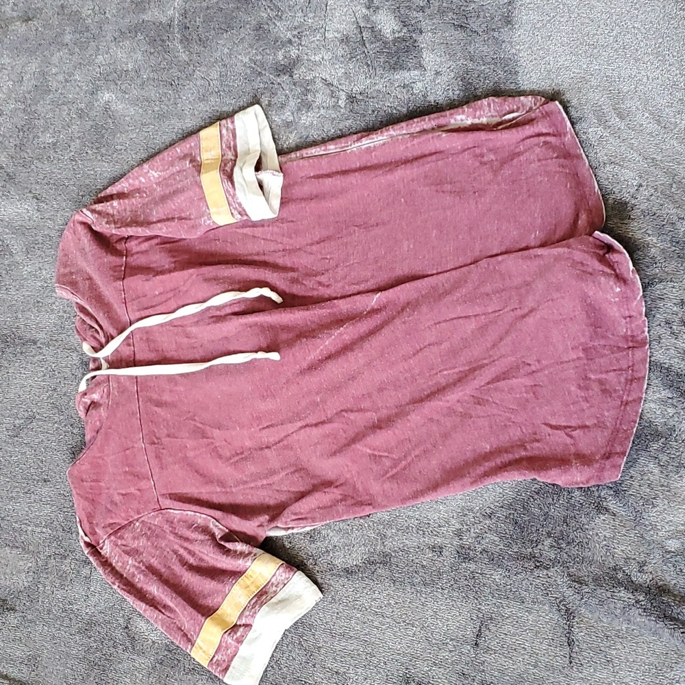 Distressed Hoodie Tee